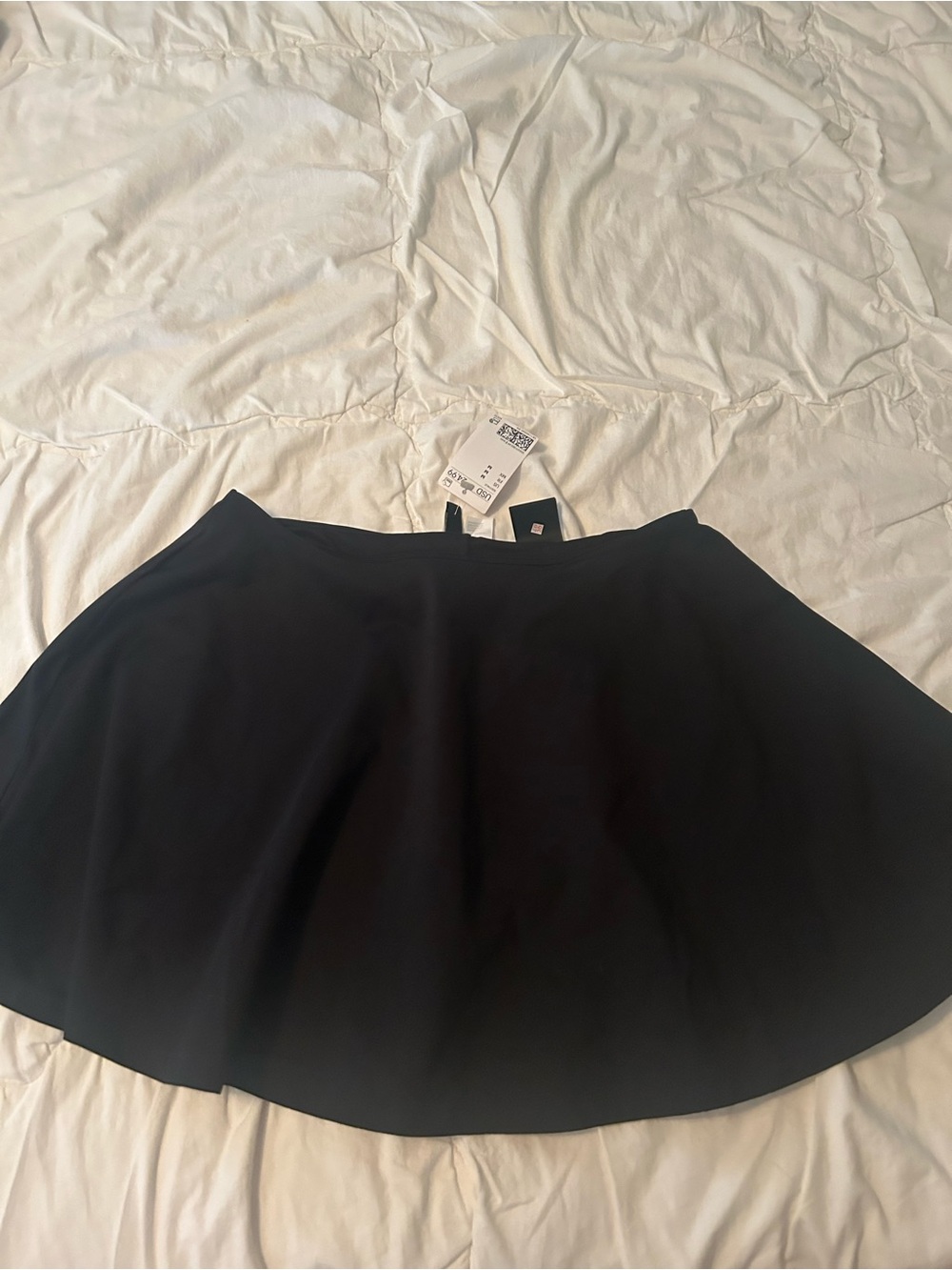 NWT- H&M Classic Black A-Line Skort - Women's Flared Skirt